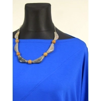 Bluzka Emma z dekoltem łódka i rękawem kimono 3/4